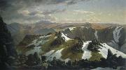 Eugene Guerard north east view from the northern top of mount kosciuszko Spain oil painting artist